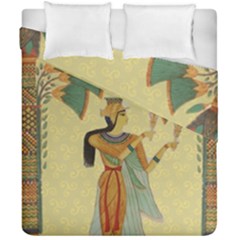 Egyptian Design Man Artifact Royal Duvet Cover Double Side (california King Size)