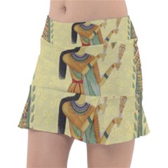 Egyptian Design Man Artifact Royal Classic Tennis Skirt by Mog4mog4