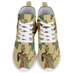 Egyptian Design Man Artifact Royal Women s Lightweight High Top Sneakers by Mog4mog4