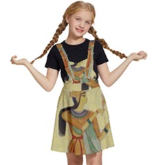 Egyptian Design Man Artifact Royal Kids  Apron Dress by Mog4mog4