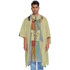 Egyptian Design Man Artifact Royal Men s Hooded Rain Ponchos by Mog4mog4