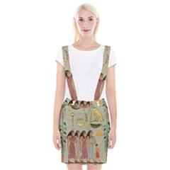 Egyptian Paper Women Child Owl Braces Suspender Skirt by Mog4mog4