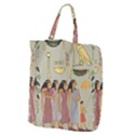 Egyptian Paper Women Child Owl Giant Grocery Tote View1