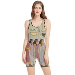 Egyptian Paper Women Child Owl Women s Wrestling Singlet by Mog4mog4