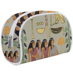 Egyptian Paper Women Child Owl Make Up Case (large) by Mog4mog4