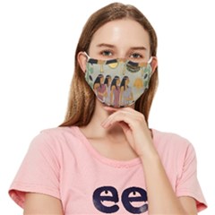 Egyptian Paper Women Child Owl Fitted Cloth Face Mask (adult) by Mog4mog4