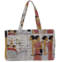 Egyptian Design Men Worker Slaves Canvas Work Bag by Mog4mog4