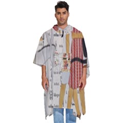 Egyptian Design Men Worker Slaves Men s Hooded Rain Ponchos by Mog4mog4