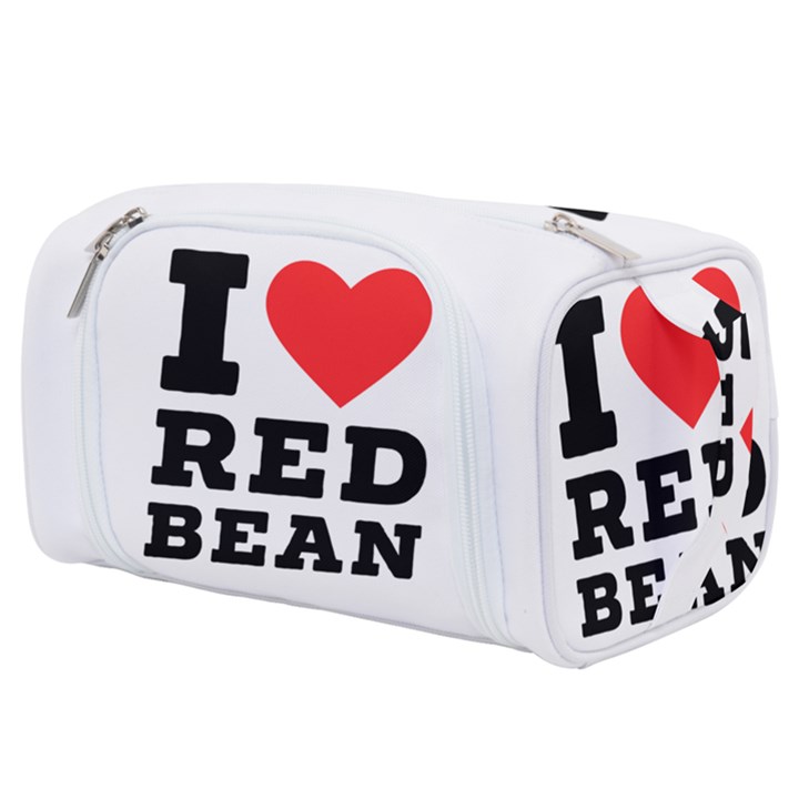 I love red bean Toiletries Pouch