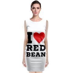 I Love Red Bean Classic Sleeveless Midi Dress by ilovewhateva