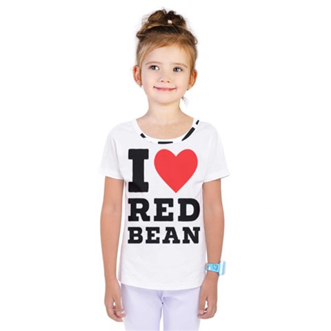 I Love Red Bean Kids  One Piece Tee by ilovewhateva