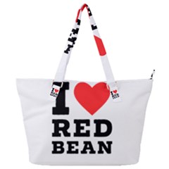 I Love Red Bean Full Print Shoulder Bag by ilovewhateva