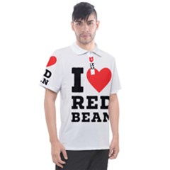 I Love Red Bean Men s Polo Tee by ilovewhateva