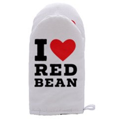 I Love Red Bean Microwave Oven Glove by ilovewhateva