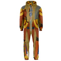 Egyptian Tutunkhamun Pharaoh Design Hooded Jumpsuit (men) by Mog4mog4