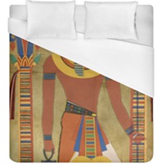 Egyptian Tutunkhamun Pharaoh Design Duvet Cover (king Size) by Mog4mog4