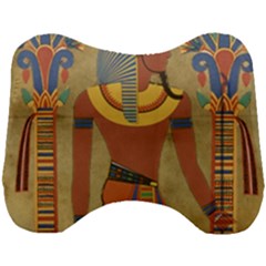 Egyptian Tutunkhamun Pharaoh Design Head Support Cushion by Mog4mog4