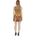 Egyptian Tutunkhamun Pharaoh Design Sleeveless High Waist Mini Dress View4