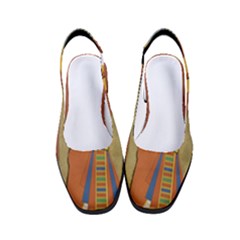 Egyptian Tutunkhamun Pharaoh Design Women s Classic Slingback Heels by Mog4mog4