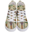 Egyptian Paper Papyrus Hieroglyphs Kids  Hi-Top Skate Sneakers View1