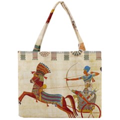 Egyptian Tutunkhamun Pharaoh Design Mini Tote Bag by Mog4mog4