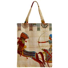 Egyptian Tutunkhamun Pharaoh Design Zipper Classic Tote Bag by Mog4mog4