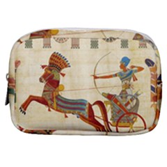 Egyptian Tutunkhamun Pharaoh Design Make Up Pouch (small) by Mog4mog4