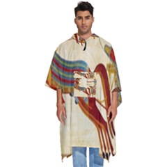 Egyptian Tutunkhamun Pharaoh Design Men s Hooded Rain Ponchos by Mog4mog4