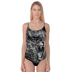 Lion Furious Abstract Desing Furious Camisole Leotard  by Mog4mog4