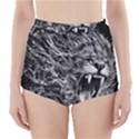 Lion Furious Abstract Desing Furious High-Waisted Bikini Bottoms View1