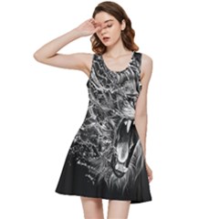 Lion Furious Abstract Desing Furious Inside Out Racerback Dress by Mog4mog4