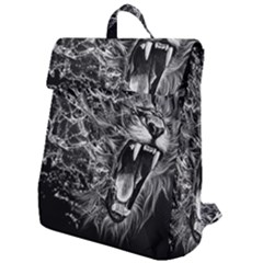 Lion Furious Abstract Desing Furious Flap Top Backpack by Mog4mog4