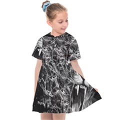 Lion Furious Abstract Desing Furious Kids  Sailor Dress by Mog4mog4