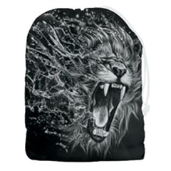 Lion Furious Abstract Desing Furious Drawstring Pouch (3xl) by Mog4mog4