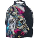 Angry Male Lion Roar Mini Full Print Backpack View1