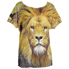 Lion Lioness Wildlife Hunter Women s Oversized Tee by Mog4mog4