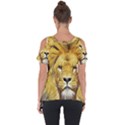 Lion Lioness Wildlife Hunter Cut Out Side Drop Tee View2