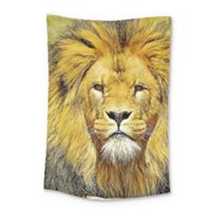 Lion Lioness Wildlife Hunter Small Tapestry