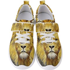 Lion Lioness Wildlife Hunter Men s Velcro Strap Shoes by Mog4mog4