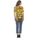 Lion Lioness Wildlife Hunter Zip Up Long Sleeve Blouse View4