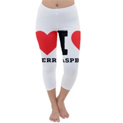 I Love Raspberry Capri Winter Leggings  by ilovewhateva