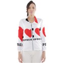 I love raspberry Women s Windbreaker View1