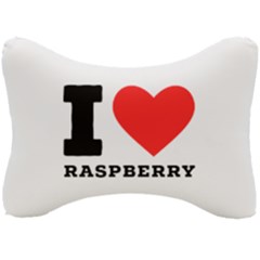 I Love Raspberry Seat Head Rest Cushion by ilovewhateva