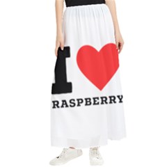 I Love Raspberry Maxi Chiffon Skirt by ilovewhateva