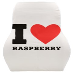 I Love Raspberry Car Seat Back Cushion  by ilovewhateva