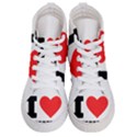 I love raspberry Women s Hi-Top Skate Sneakers View1