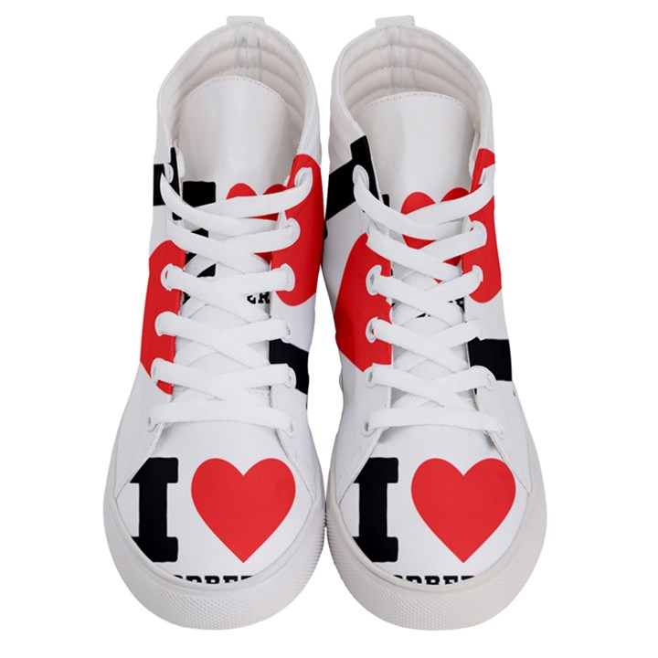 I love raspberry Women s Hi-Top Skate Sneakers