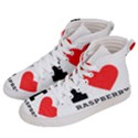 I love raspberry Women s Hi-Top Skate Sneakers View2