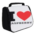 I love raspberry Full Print Travel Pouch (Small) View2