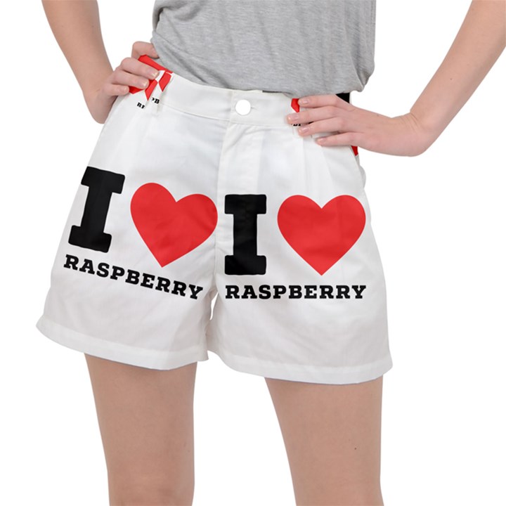 I love raspberry Women s Ripstop Shorts